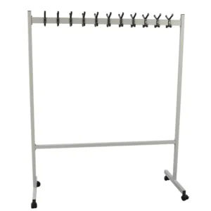 Garderoberek Vepa Bins verrijdbaar 22 haken zilver-1