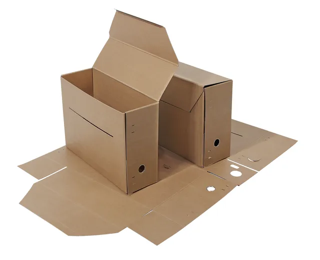 Gemeentearchiefdoos Djois folio 370x265x115mm bruin-1