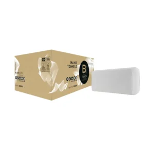 Handdoek BlackSatino Original PT30 v-vouw 2-laags 25x23cm wit 274570-1