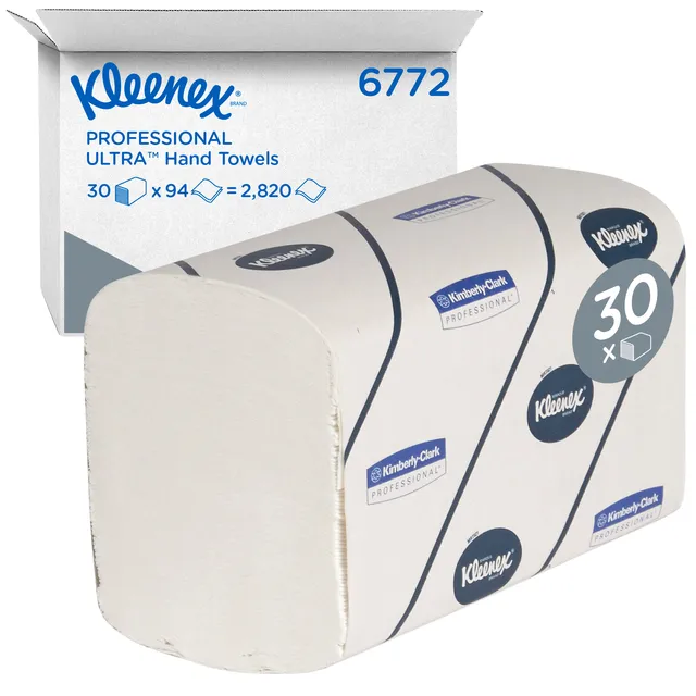 Handdoek Kleenex Ultra i-vouw 2-laags 21