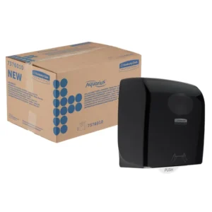 Handdoekroldispenser Aquarius zwart 7376-1