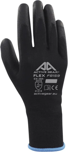 Handschoen ActiveGear grip PU-flex zwart large-1