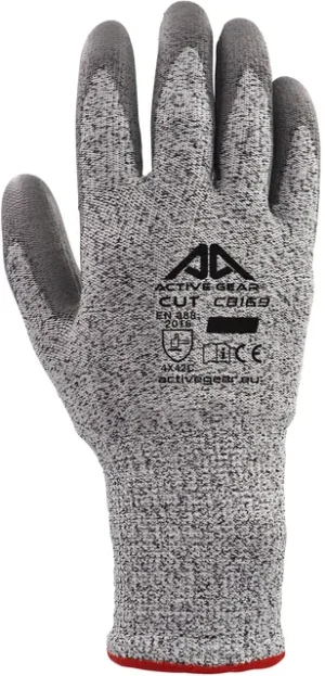 Handschoen ActiveGear snijbestendig grijs 10/XL-1