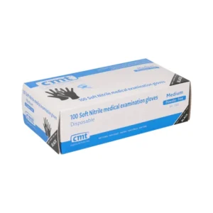 Handschoen CMT M soft nitril zwart 100 stuks-1