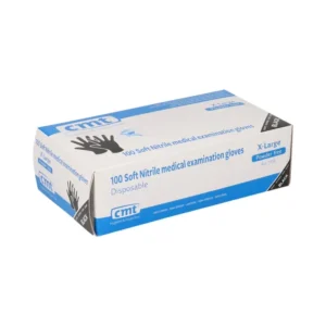 Handschoen CMT XL soft nitril zwart 100 stuks-1