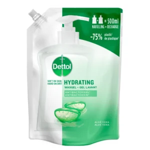 Handzeep Dettol Hydrating Aloe Vera antibacterieël 500ml refill-1