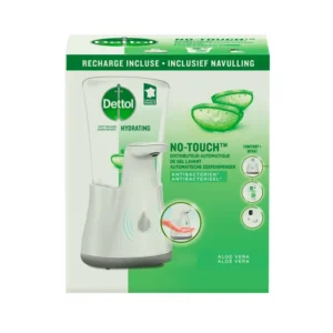 Handzeepdispenser Dettol Hydrating No Touch Kit met zeep 250ml-1