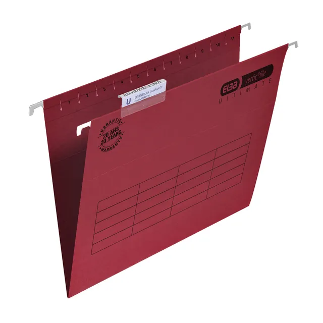 Hangmap Elba Verticfile Ultimate A4 V bodem rood-1