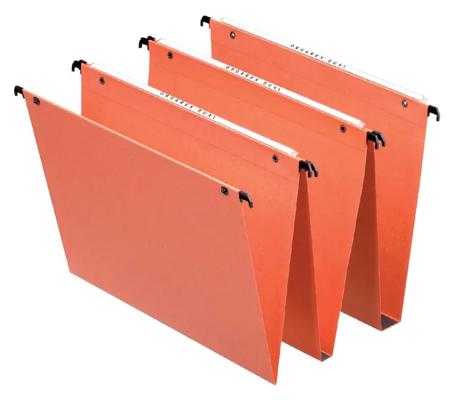 Hangmap Esselte Orgarex Dual verticaal 345x245x15mm oranje-1