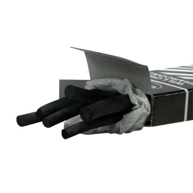 Houtskool Coates 5-6mm doos à 6 stuks-1