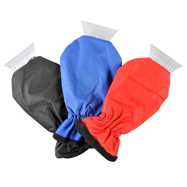 IJskrabber ProPlus met fleece handschoen assorti-1