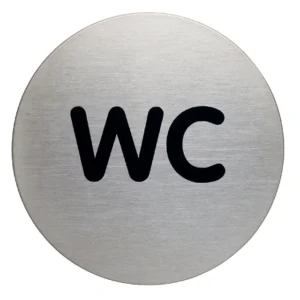 Infobord pictogram Durable 4907 wc rond 83Mm-1