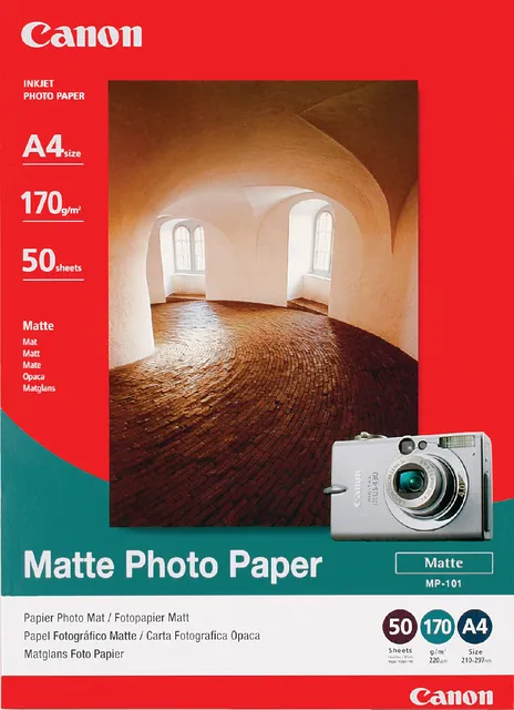 Inkjetpapier Canon MP-101 A4 170gr mat 50 vel-1