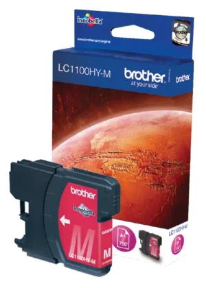 Inktcartridge Brother LC-1100HYM rood-1