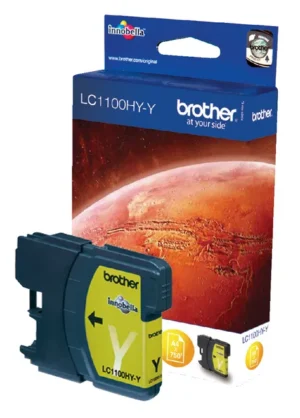 Inktcartridge Brother LC-1100HYY geel-1