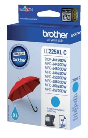 Inktcartridge Brother LC-225XLC blauw-1