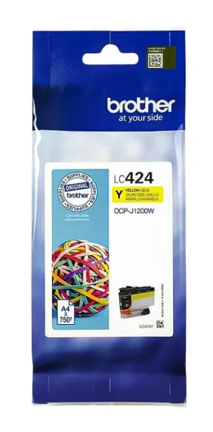 Inktcartridge Brother LC-424Y geel-1