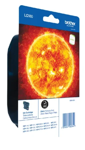 Inktcartridge Brother LC-980BKBP zwart-1