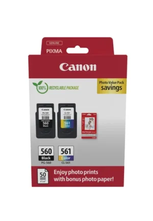 Inktcartridge Canon PG-560 CL-561 zwart + kleur-1