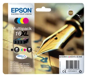 Inktcartridge Epson 16XL T1636 zwart + 3 kleuren-1