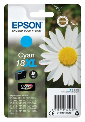 Inktcartridge Epson 18XL T1812 blauw-1