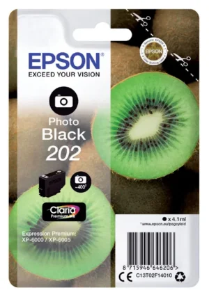 Inktcartridge Epson 202 T02F14 foto zwart-1