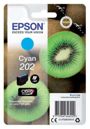 Inktcartridge Epson 202 T02F24 blauw-1