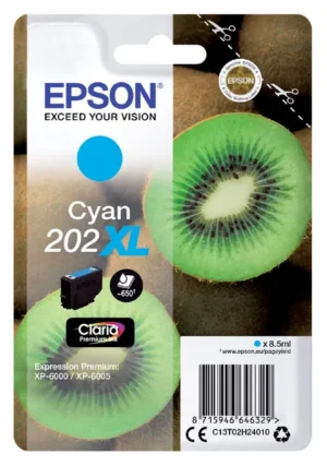 Inktcartridge Epson 202XL T02H24 blauw-1