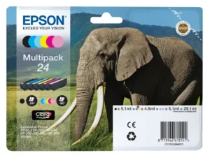 Inktcartridge Epson 24 T2428 foto HD zwart + 5 kleuren-1
