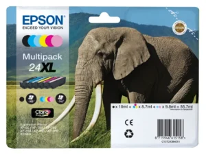 Inktcartridge Epson 24XL T2438  zwart + 5 kleuren-1