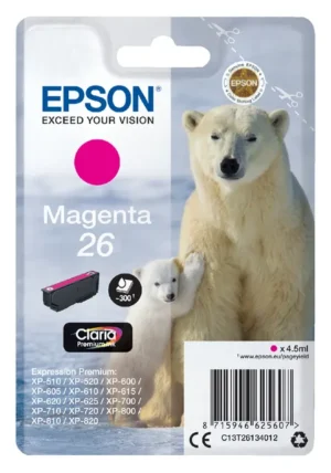 Inktcartridge Epson 26 T2613 rood-1