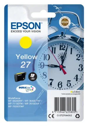 Inktcartridge Epson 27 T2704 geel-1
