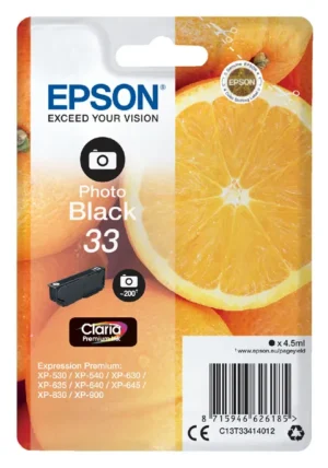 Inktcartridge Epson 33 T3341 foto zwart-1