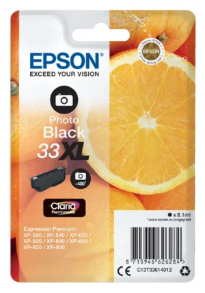 Inktcartridge Epson 33XL T3361 foto zwart-1