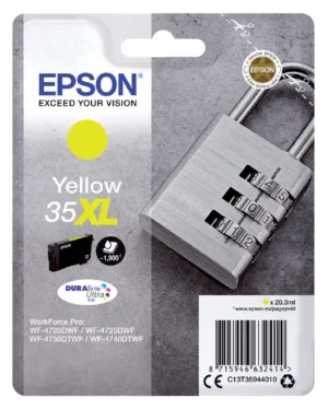 Inktcartridge Epson 35XL T3594 geel-1