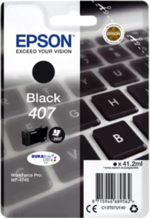 Inktcartridge Epson 407 T07U140 zwart-1