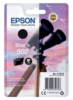 Inktcartridge Epson 502 T02V1 zwart-1