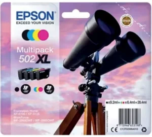 Inktcartridge Epson 502XL T02W6 zwart + 3 kleuren-1