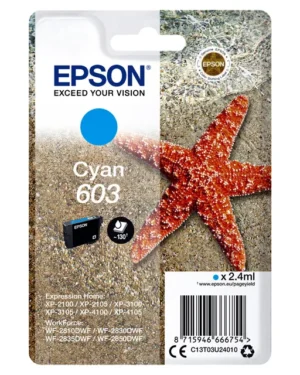 Inktcartridge Epson 603 T03U2 blauw-1