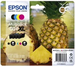 Inktcartridge Epson 604XL T10H64 zwart + 3 kleuren-1