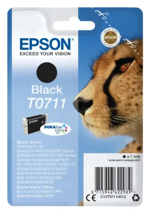 Inktcartridge Epson T0711 zwart-1