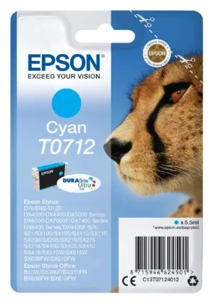 Inktcartridge Epson T0712 blauw-1