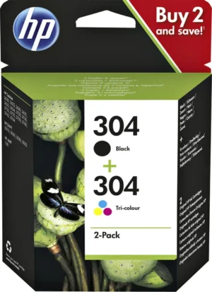 Inktcartridge HP 3JB05AE 304 zwart + kleur-1