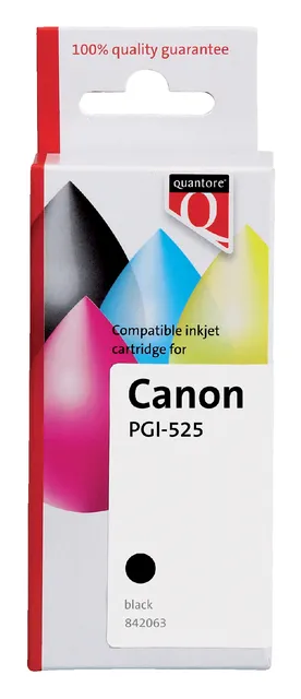 Inktcartridge Quantore alternatief tbv Canon PGI-525 zwart-1