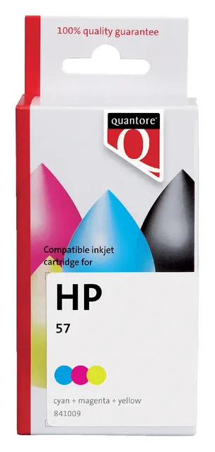 Inktcartridge Quantore alternatief tbv HP C6657A 57 kleur-1