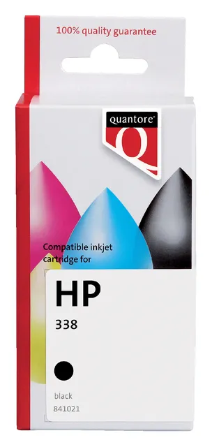 Inktcartridge Quantore alternatief tbv HP C8765EE 338 zwart-1