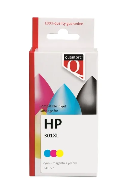 Inktcartridge Quantore alternatief tbv HP CH564EE 301XL kleur-1