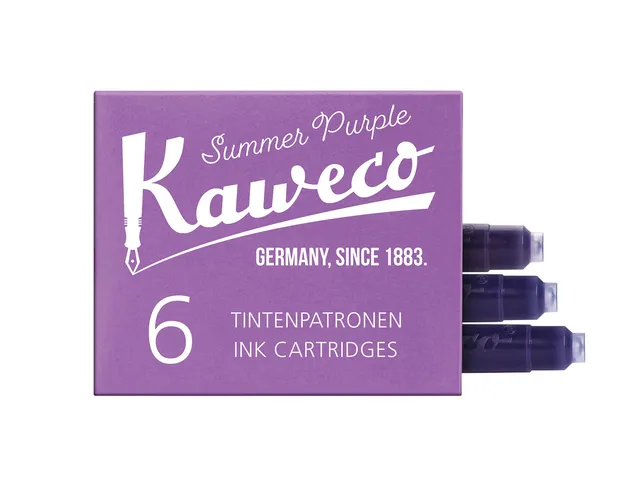 Inktpatroon Kaweco aubergine doosje à 6 stuks-1