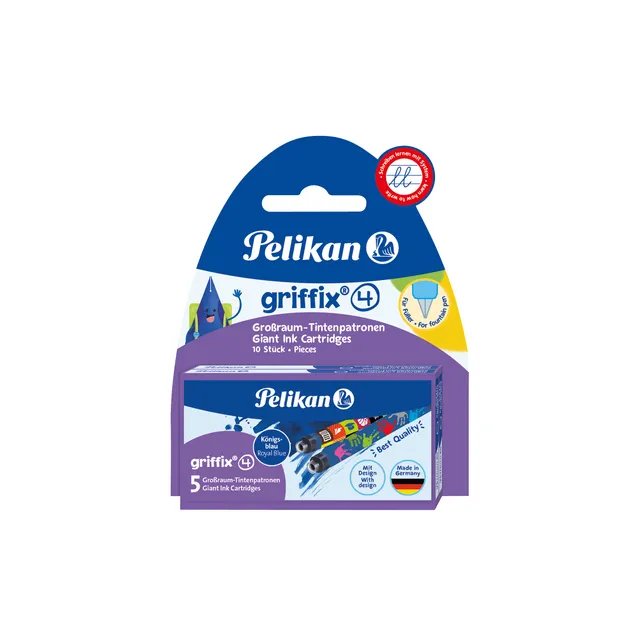 Inktpatroon Pelikan Griffix blauw op blister-1