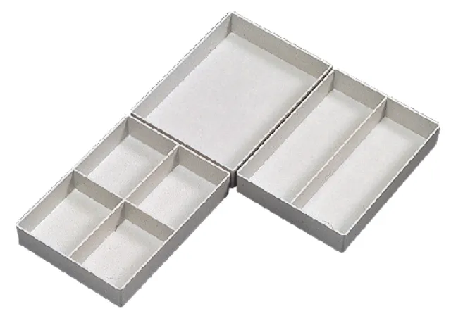 Inzetbak Djois halfhoog 30x122x168mm 1-vaks grijs-1